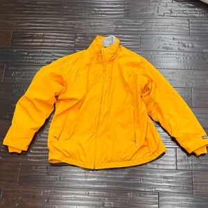 Patagonia Gray and Orange Fleece Jacket
